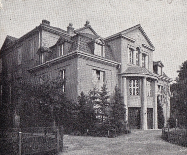 Historische Ansicht des Logenhauses in Wernigerode